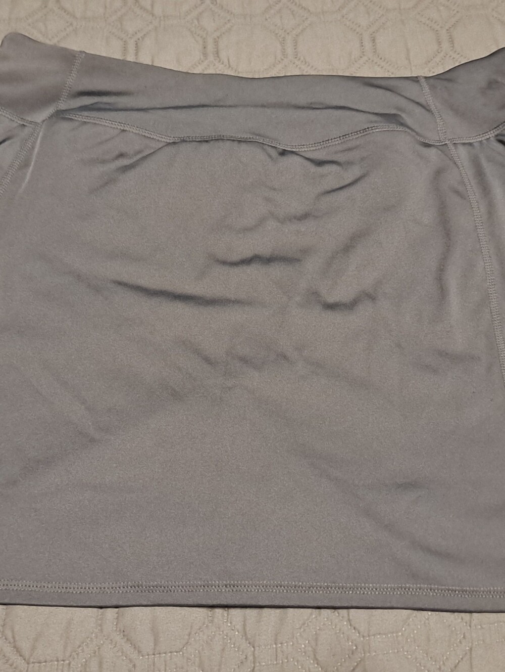 Tangerine Gray Athletic Skirt / Skort Sz L